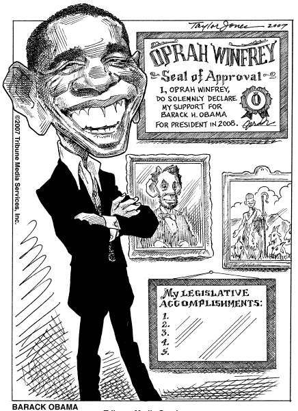 Editorial Cartoon by Taylor Jones, Tribune Media Services on Presidential Campaign News