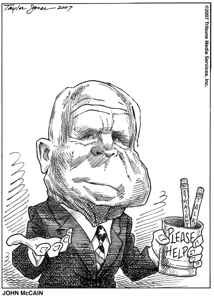 Editorial Cartoon by Taylor Jones, Tribune Media Services on Presidential Campaign News