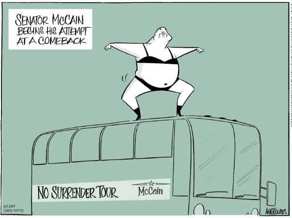 Editorial Cartoon by Ann Telnaes, CWS/CartoonArts Intl. on Presidential Campaign News