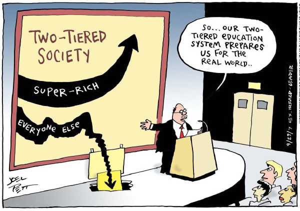 Editorial Cartoon by Joel Pett, Lexington Herald-Leader, CWS/CartoonArts Intl. on US Economy Bounces Back