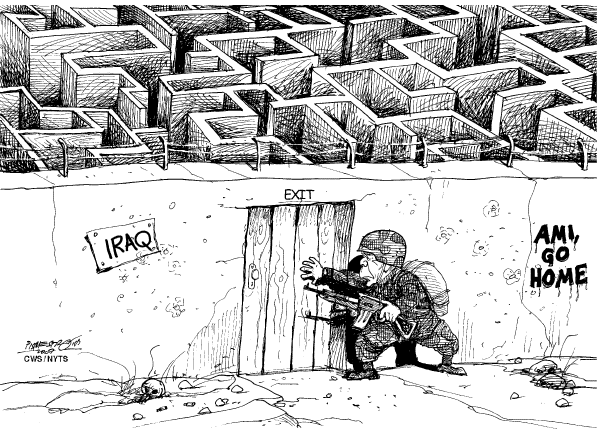 Editorial Cartoon by Petar Pismestrovic, Kleine Zeitung, Austria on Soldiers React to President’s Declaration