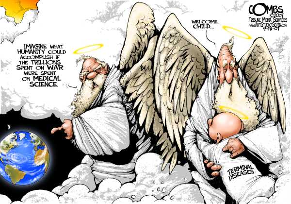 Editorial Cartoon by Paul Combs, Tribune Media Services on In Other News