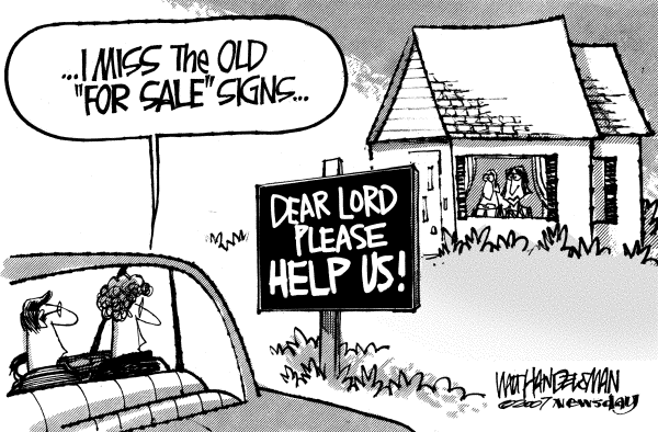 Editorial Cartoon by Walt Handelsman, Newsday on Federal Reserve Cuts Rate