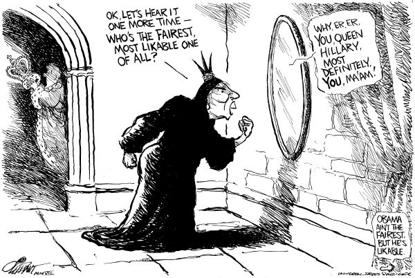 Editorial Cartoon by Pat Oliphant, Universal Press Syndicate on Campaign News