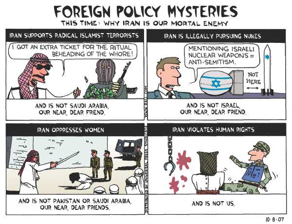 Editorial Cartoon by Ted Rall on In Other News