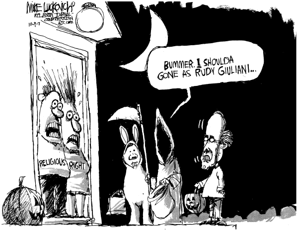 Editorial Cartoon by Mike Luckovich, Atlanta Journal-Constitution on Campaign News
