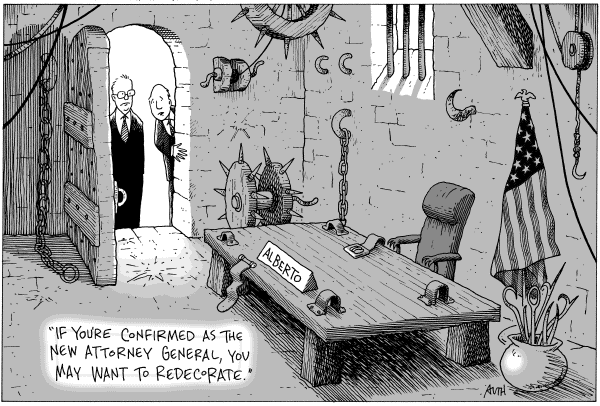 Editorial Cartoon by Tony Auth, Philadelphia Inquirer on In Other News