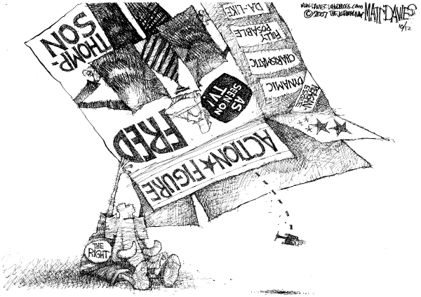Editorial Cartoon by Matt Davies, Journal News on Campaign News