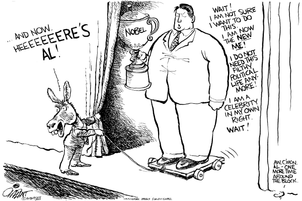 Editorial Cartoon by Pat Oliphant, Universal Press Syndicate on Campaign News