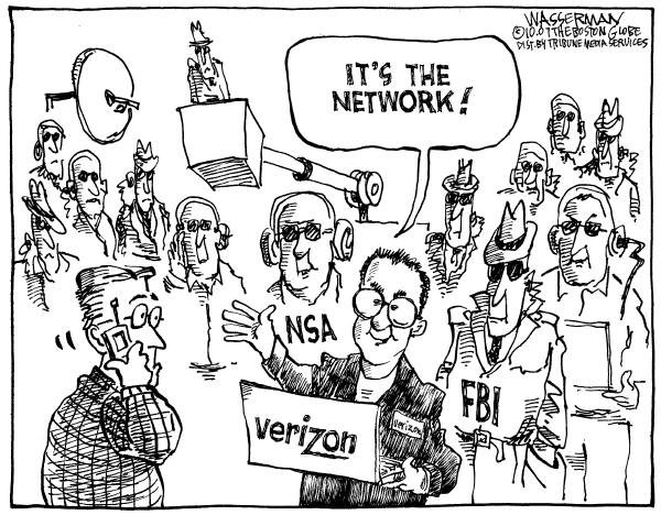 Editorial Cartoon by Dan Wasserman, Boston Globe on Democrats Help Make US Safer