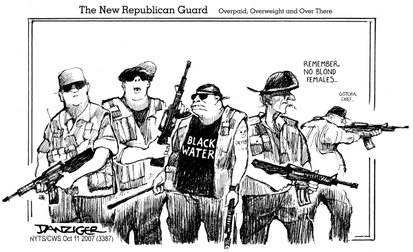 Editorial Cartoon by Jeff Danziger, CWS/CartoonArts Intl. on More Progress in Iraq