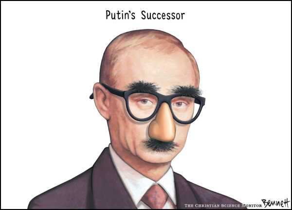 Editorial Cartoon by Clay Bennett, Christian Science Monitor on In Other News