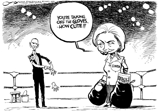Editorial Cartoon by Jack Ohman, The Oregonian on Campaign News