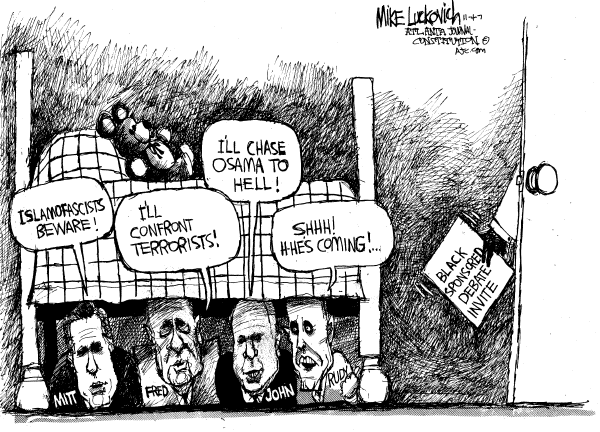 Editorial Cartoon by Mike Luckovich, Atlanta Journal-Constitution on In Other News