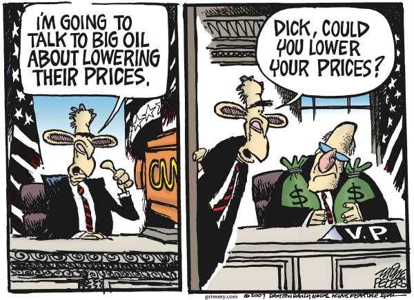 Editorial Cartoon by Mike Peters, Dayton Daily News on US Economy Poised for Rebound