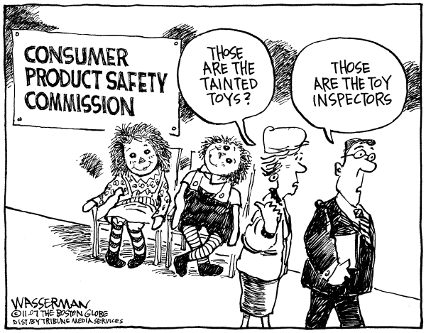 Editorial Cartoon by Dan Wasserman, Boston Globe on In Other News