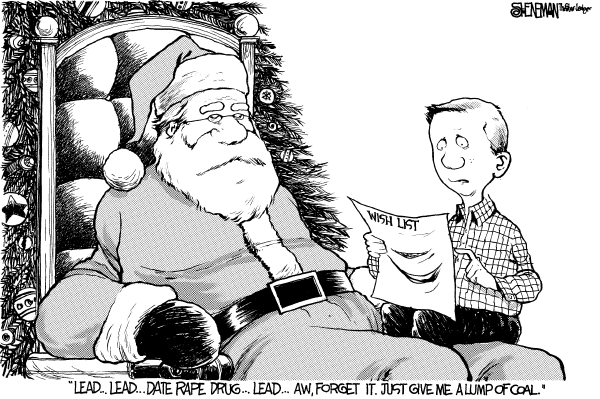 Editorial Cartoon by Drew Sheneman, Newark Star Ledger on In Other News