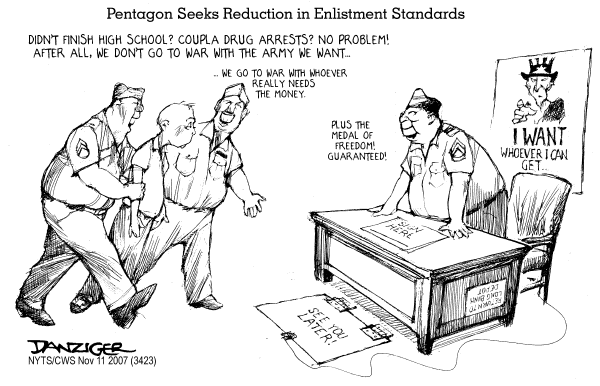 Editorial Cartoon by Jeff Danziger, CWS/CartoonArts Intl. on In Other News