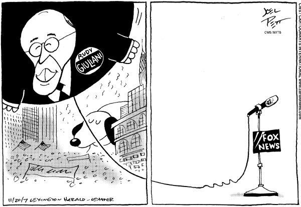Editorial Cartoon by Joel Pett, Lexington Herald-Leader, CWS/CartoonArts Intl. on Campaign News