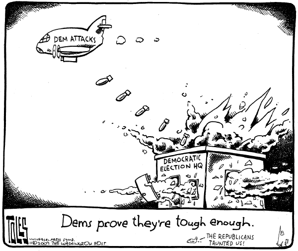 Editorial Cartoon by Tom Toles, Washington Post on Campaign News