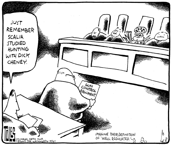 Editorial Cartoon by Tom Toles, Washington Post on In Other News