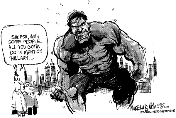 Editorial Cartoon by Mike Luckovich, Atlanta Journal-Constitution on Campaign News