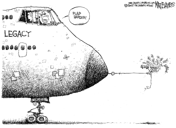 Editorial Cartoon by Matt Davies, Journal News on Mideast Peace Talks Continue