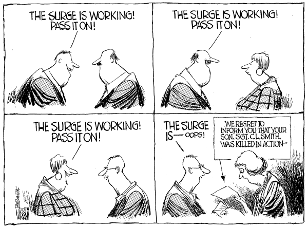 Editorial Cartoon by Don Wright, Palm Beach Post on In Other News