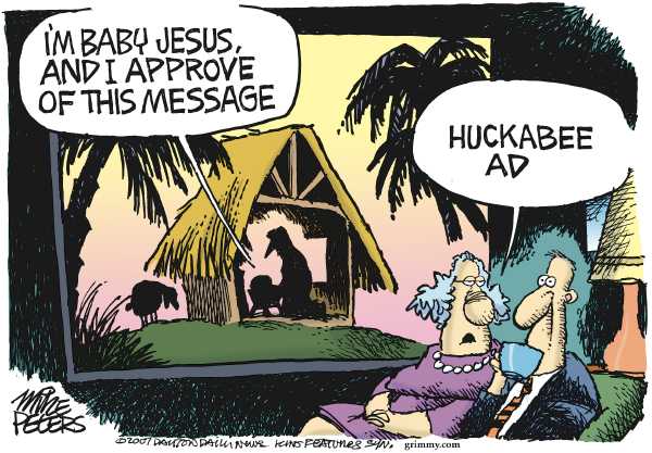 Editorial Cartoon by Mike Peters, Dayton Daily News on GOP Campaign News