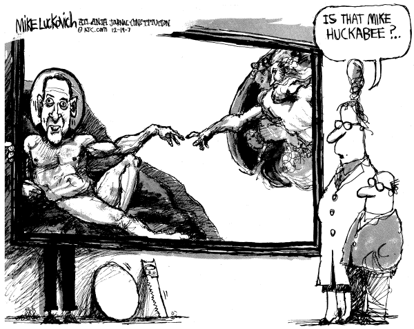 Editorial Cartoon by Mike Luckovich, Atlanta Journal-Constitution on GOP Campaign News