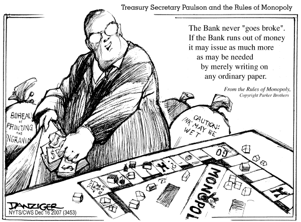 Editorial Cartoon by Jeff Danziger, CWS/CartoonArts Intl. on US Economy Looking Up