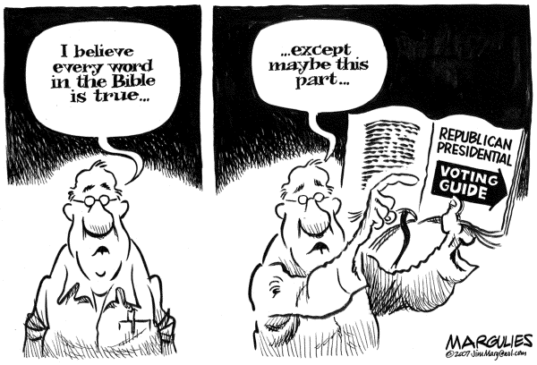 Editorial Cartoon by Jimmy Margulies, The Record, New Jersey on Iowa Caucus Nears