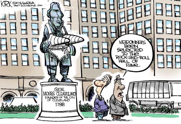 Editorial Cartoon by Kirk Walters, Toledo Blade on In Other News