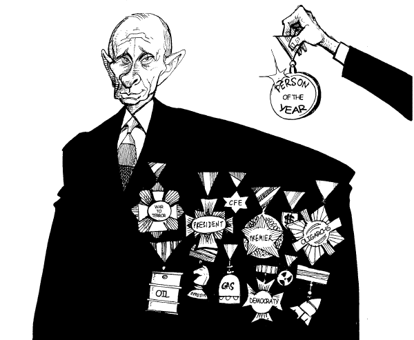 Editorial Cartoon by Petar Pismestrovic, Kleine Zeitung, Austria on In Other News