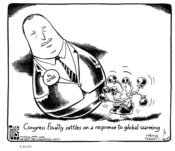 Editorial Cartoon by Tom Toles, Washington Post on In Other News