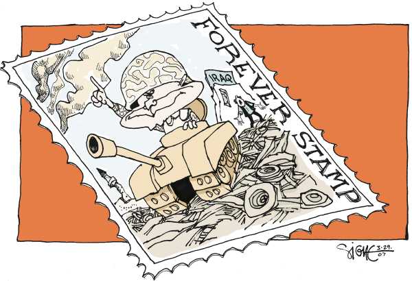 Editorial Cartoon by Signe Wilkinson, Philadelphia Daily News on In Other News