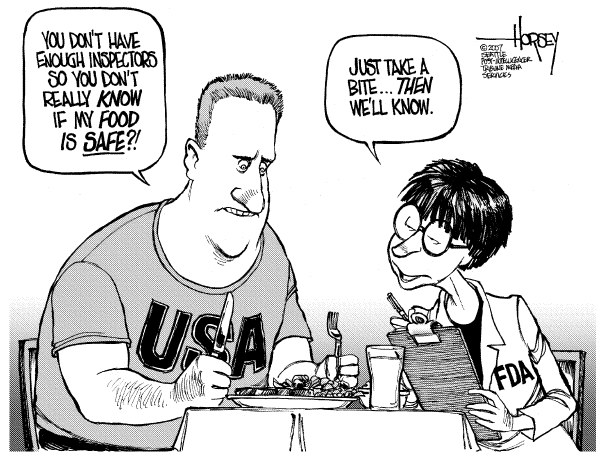 Editorial Cartoon by David Horsey, Seattle Post-Intelligencer on In Other News