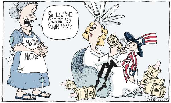 Editorial Cartoon by Signe Wilkinson, Philadelphia Daily News on Supreme Court Makes an Environmental Ruling