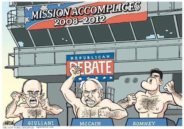 Editorial Cartoon by RJ Matson, Cagle Cartoons on GOP Hopefuls Debate