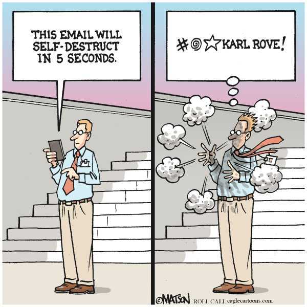 Editorial Cartoon by RJ Matson, Cagle Cartoons on Attorney Firing Battle Winds Down