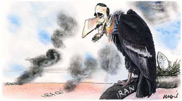 Editorial Cartoon by Alan Moir, Sydney Morning Herald, Australia on US Talks with Iran