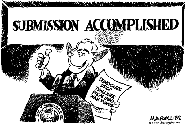 Editorial Cartoon by Jimmy Margulies, The Record, New Jersey on Surge Continues in Iraq