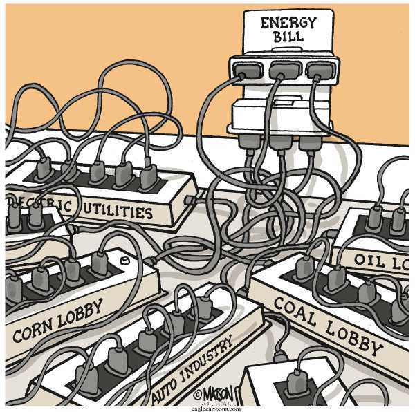 Editorial Cartoon by RJ Matson, Cagle Cartoons on Bush Changes Tune on Global Warming