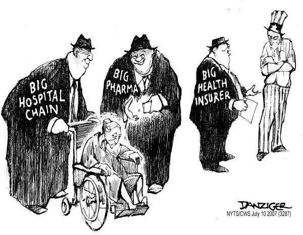 Editorial Cartoon by Jeff Danziger, CWS/CartoonArts Intl. on Bush Vetoes Child Health Bill