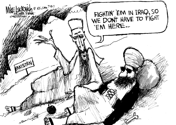 Editorial Cartoon by Mike Luckovich, Atlanta Journal-Constitution on Surge Effects Evident