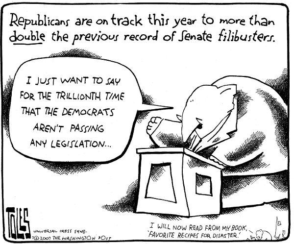 Editorial Cartoon by Tom Toles, Washington Post on In Other News