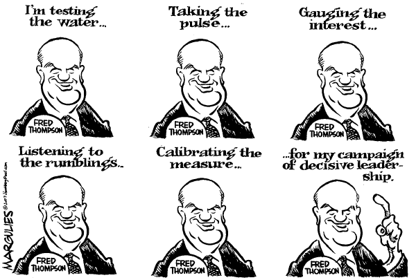 Editorial Cartoon by Jimmy Margulies, The Record, New Jersey on GOP Campaign News