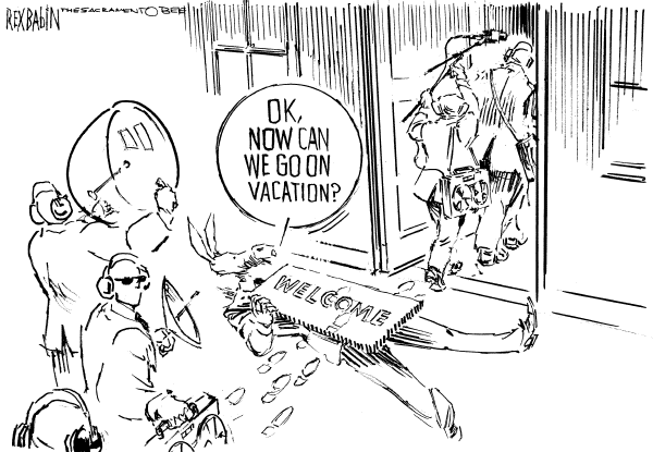 Editorial Cartoon by Rex Babin, Sacramento Bee on Domestic Spying Upgraded