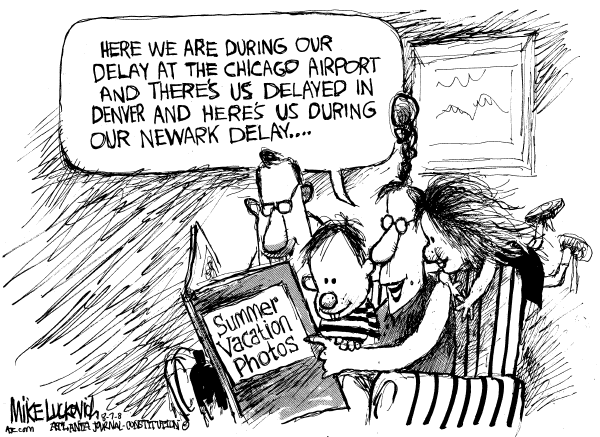 Editorial Cartoon by Mike Luckovich, Atlanta Journal-Constitution on In Other News