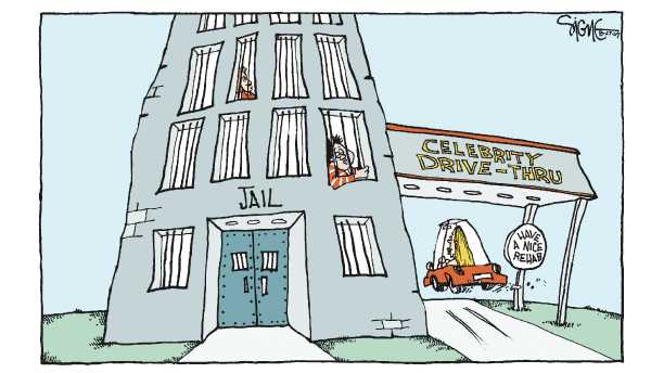 Editorial Cartoon by Signe Wilkinson, Philadelphia Daily News on In Other News